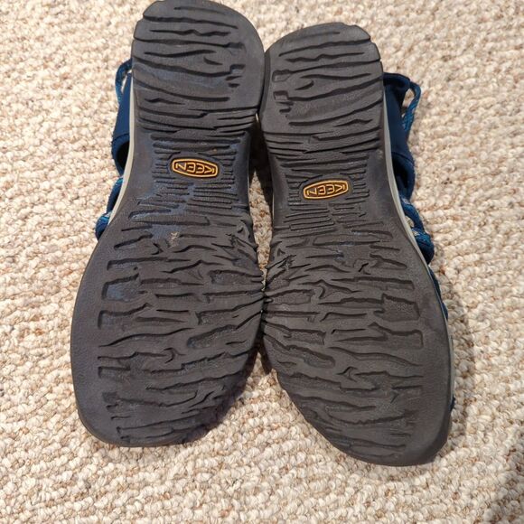 Keen Whisper Sandals Womens 9.5 Blue Waterproof Hiking Closed Toe Outdoor - Picture 6 of 7